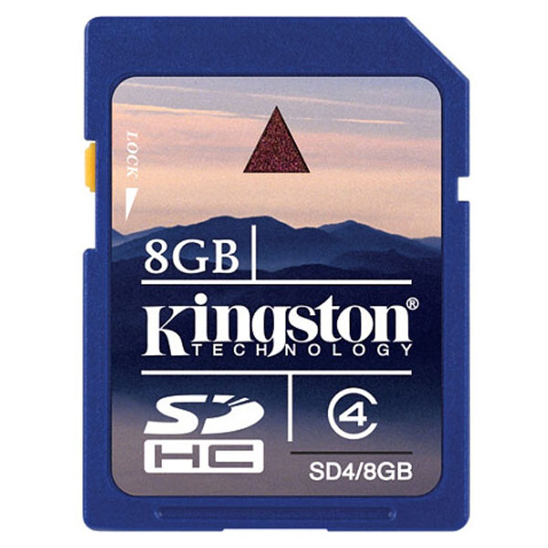 Накопители информации Карта памяти SD SD, SD Card 8 Gb